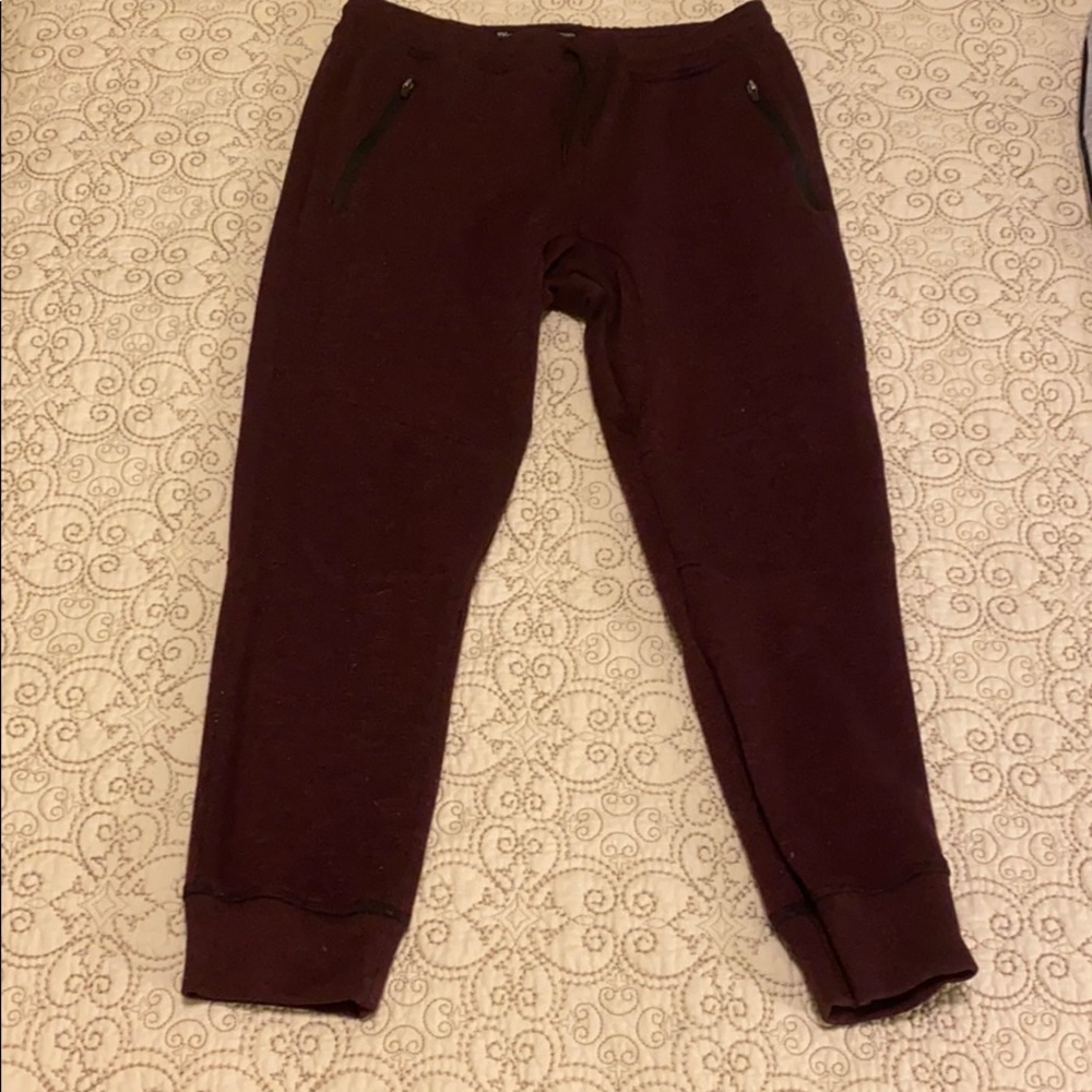 Maroon joggers